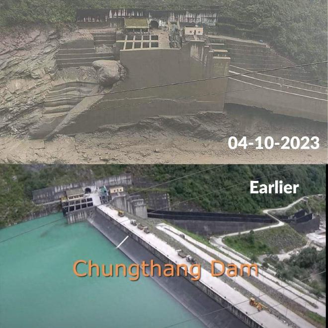 印度又断水:大坝关闭 下游河床裸露