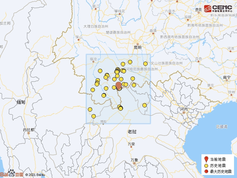 云南发生4.5级地震