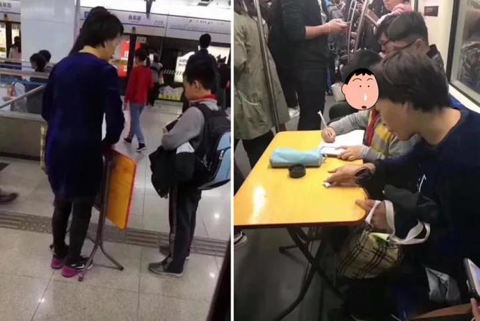 爸爸辅导女儿作业被“逼疯”